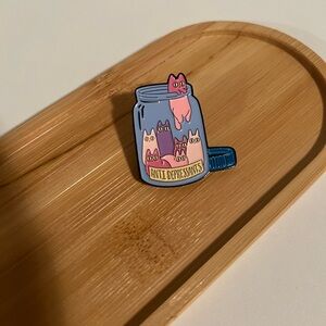 Cute cat pin antidepressant 😻